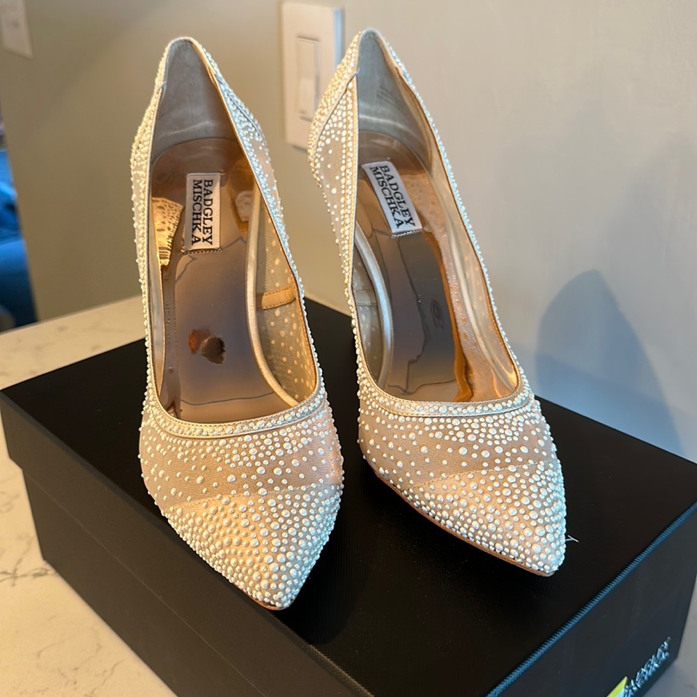 Badgley Mischka Bridal Heels